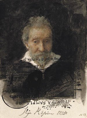 Ilya Efimovich Efimovich Repin - Self-portrait 3