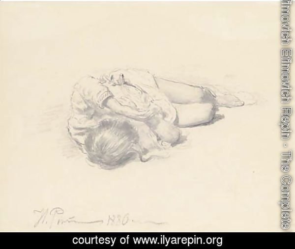 Study of a sleeping child