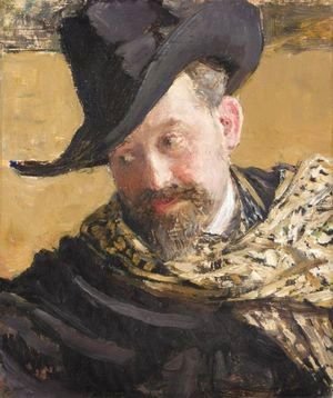 Ilya Efimovich Efimovich Repin - Portrait Of The Artist Vasily Levy