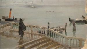Ilya Efimovich Efimovich Repin - View Onto The Grand Canal, Venice