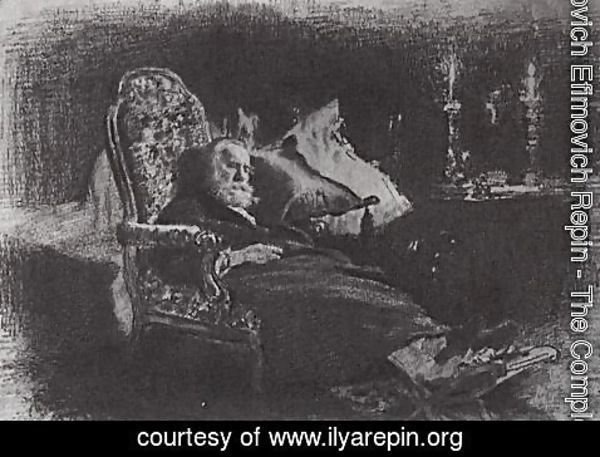 Ilya Efimovich Efimovich Repin - Death of Fedor Chizhov