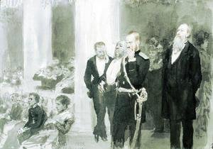 Ilya Efimovich Efimovich Repin - The Concert in the Assembly of Nobility