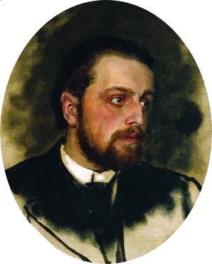 Ilya Efimovich Efimovich Repin - Portrait of writer Vladimir Grigorievich Chertkov