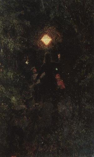 Ilya Efimovich Efimovich Repin - Walk with lanterns