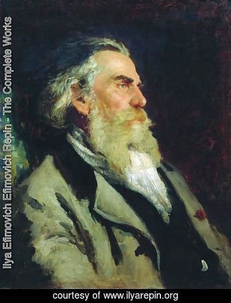 Ilya Efimovich Efimovich Repin - Portrait of A.P. Bogolyubov