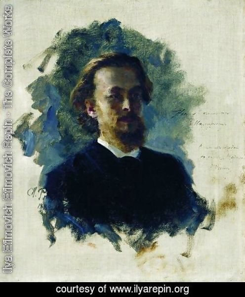 Ilya Efimovich Efimovich Repin - Head of a Man