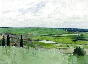 Ilya Efimovich Efimovich Repin - Landscape near Chuguevo