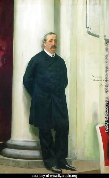 Portrait of composer and chemist Aleksander Porfirievich Borodin
