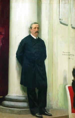 Ilya Efimovich Efimovich Repin - Portrait of composer and chemist Aleksander Porfirievich Borodin