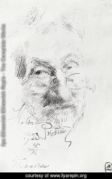 Ilya Efimovich Efimovich Repin - Self portrait 4