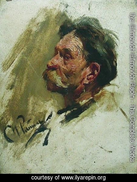 Ilya Efimovich Efimovich Repin - Portrait of a peasant