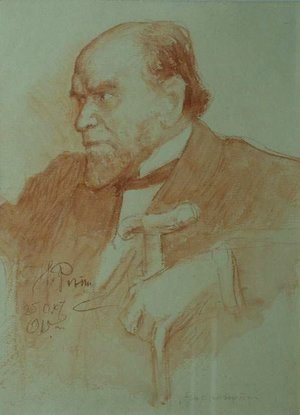 Ilya Efimovich Efimovich Repin - Portrait of Academician A. F. Koni