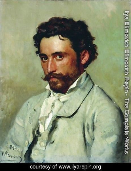 Ilya Efimovich Efimovich Repin - Portrait of Yurkevich