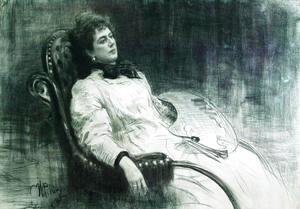 Ilya Efimovich Efimovich Repin - Portrait of M.K. Tenisheva