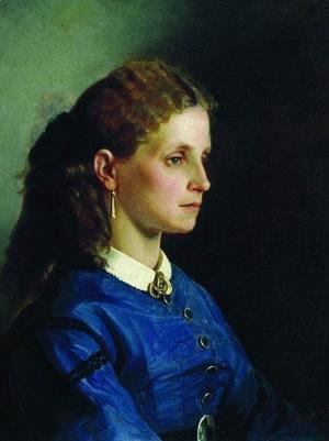 Ilya Efimovich Efimovich Repin - Portrait of Yanitskaya