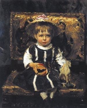 Ilya Efimovich Efimovich Repin - Portrait of Vera Repina