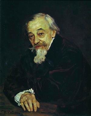 Ilya Efimovich Efimovich Repin - Portrait of Artist Vladimir Samoilov