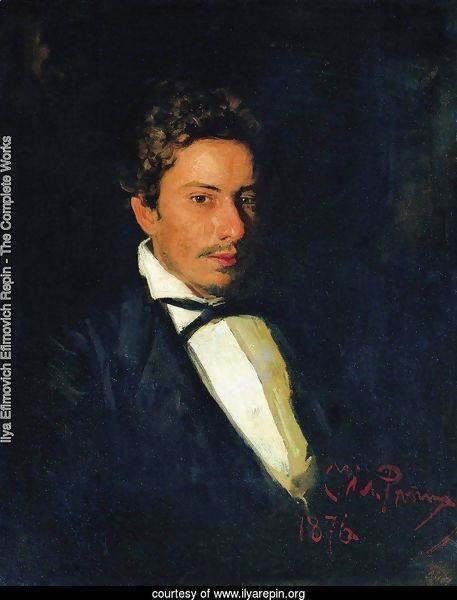 Portrait of V. Repin, musician, brother of the artist