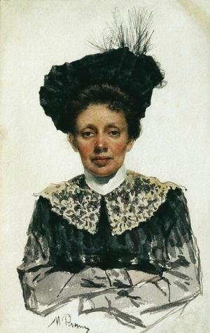 Ilya Efimovich Efimovich Repin - Portrait of an Unknown Woman