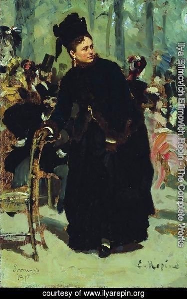 Ilya Efimovich Efimovich Repin - Woman (study)
