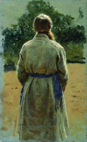 Ilya Efimovich Efimovich Repin - The sergeant, from the back, lit by the sun