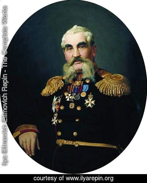 Ilya Efimovich Efimovich Repin - Portrait of the military