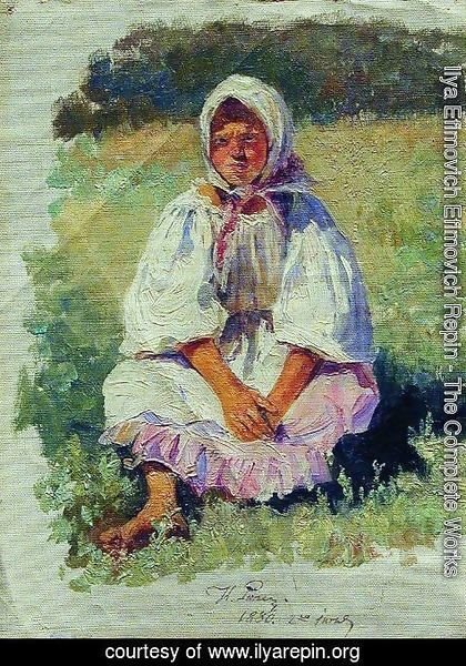 Ilya Efimovich Efimovich Repin - Peasant Girl