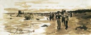 Ilya Efimovich Efimovich Repin - On the seashore