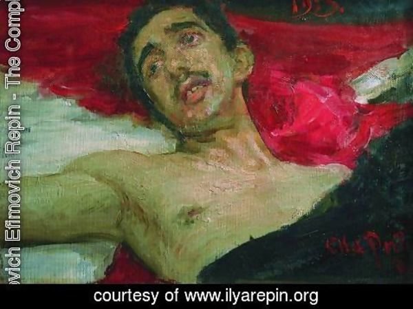 Ilya Efimovich Efimovich Repin - Wounded man