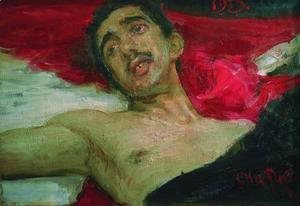 Ilya Efimovich Efimovich Repin - Wounded man