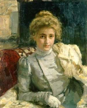 Ilya Efimovich Efimovich Repin - The Blond (Portrait of Tevashova)
