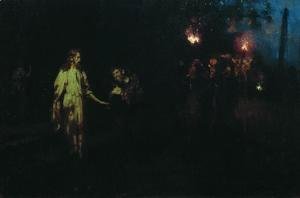 Ilya Efimovich Efimovich Repin - Jesus Christ in the Garden of Gethsemane