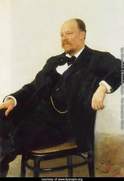 Portrait of the composer Anatoly Konstantinovich Lyadov