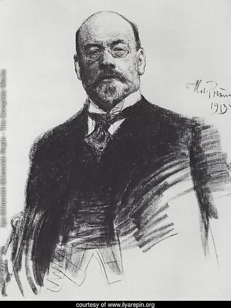 Portrait of the artist I.S. Ostroukhov