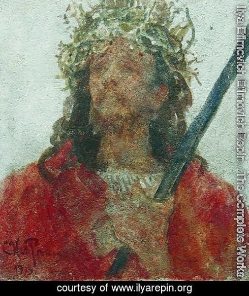 Ilya Efimovich Efimovich Repin - Jesus in a crown of thorns
