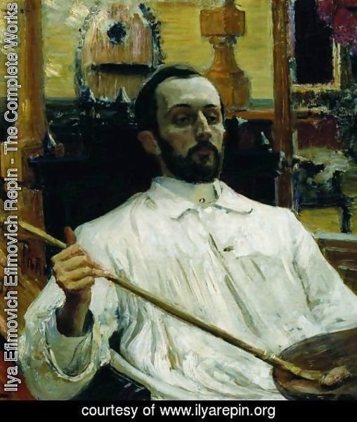 Ilya Efimovich Efimovich Repin - Portrait of the Artist D.N. Kardovskiy