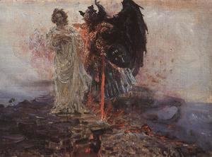 Ilya Efimovich Efimovich Repin - Follow me, Satan 3