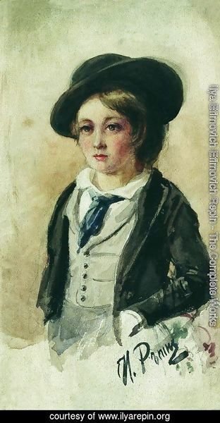 Ilya Efimovich Efimovich Repin - Portrait of a Boy