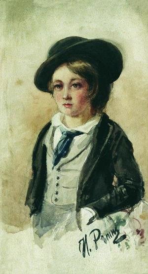 Ilya Efimovich Efimovich Repin - Portrait of a Boy