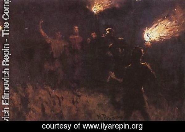 Ilya Efimovich Efimovich Repin - Taking Christ into custody
