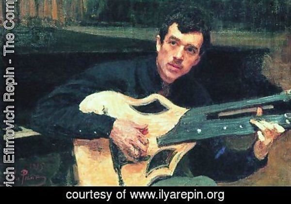 Ilya Efimovich Efimovich Repin - Portrait of the Artist V.S. Svarog
