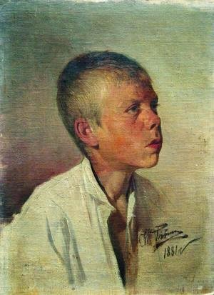 Ilya Efimovich Efimovich Repin - Portrait of a Boy 2