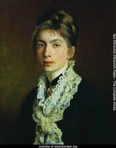 Portrait of M.P. Shevtsova, wife of A. Shevtsov