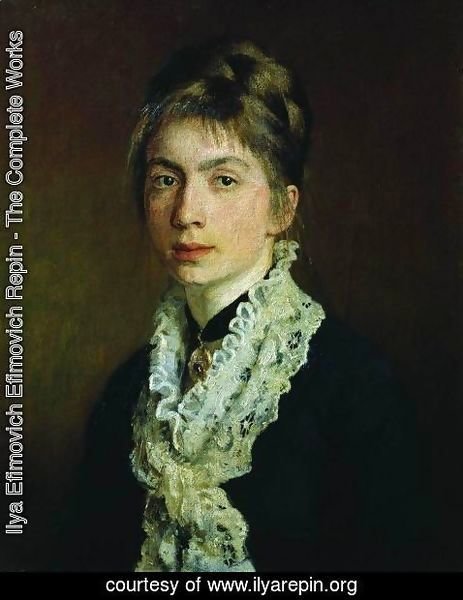 Ilya Efimovich Efimovich Repin - Portrait of M.P. Shevtsova, wife of A. Shevtsov