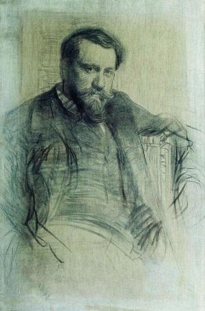 Ilya Efimovich Efimovich Repin - Portrait of the Artist Valentin Serov 2