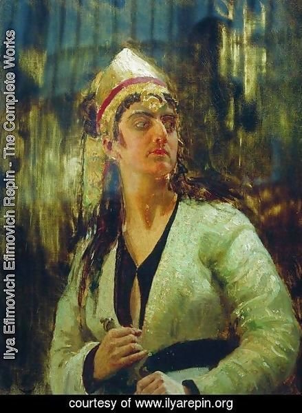Ilya Efimovich Efimovich Repin - Woman with dagger