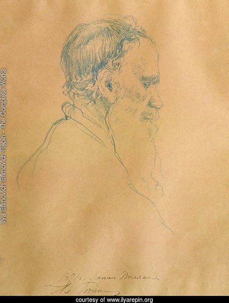 Portrait of Levo Tolstoy