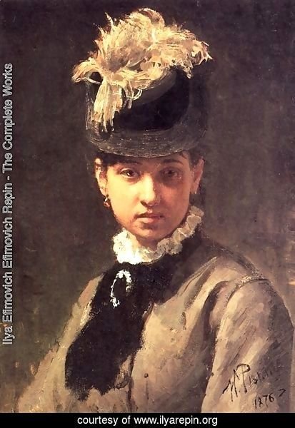 Portrait of Vera Repina, the Artist's Wife