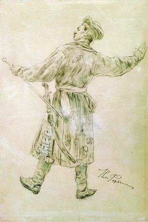 Ilya Efimovich Efimovich Repin - Figure of dancing man