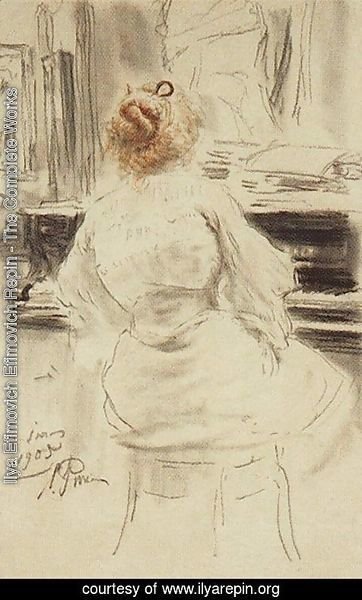 Ilya Efimovich Efimovich Repin - The piano